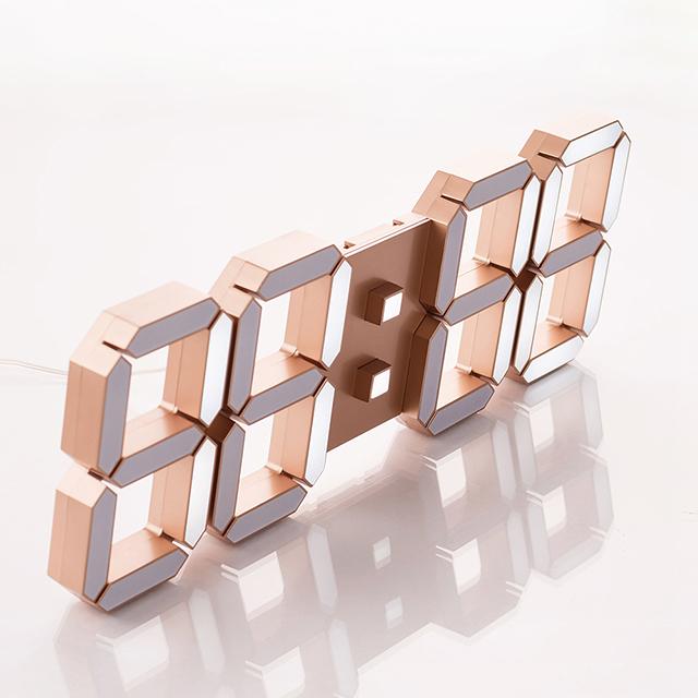 차앤코코 플라이토 골드 3D LED 벽시계