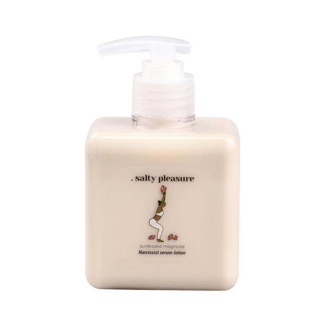 솔티플레져 세럼로션 바디 300ml 매그놀리아 향좋은 퍼퓸 피부보습제 끈적임없는 향오래가는, 1개