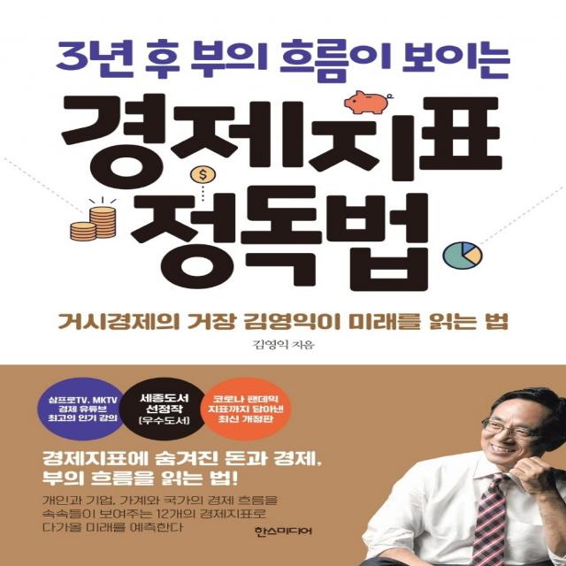 3년 후 부의 흐름이 보이는 경제지표 정독법:거시경제의 거장 김영익이 미래를 읽는 법, 한스미디어, 김영익