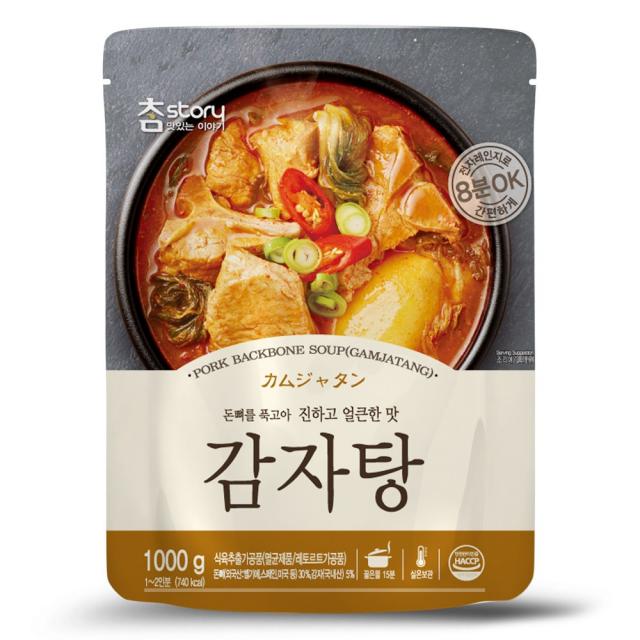 참스토리 감자탕1kg, 1개, 1000g