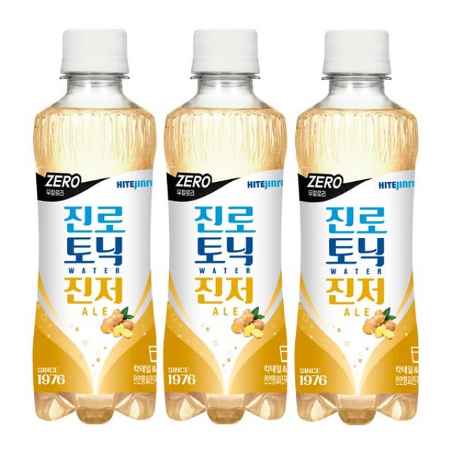 진로믹서 토닉워터 진저에일 제로 300ml , 12펫