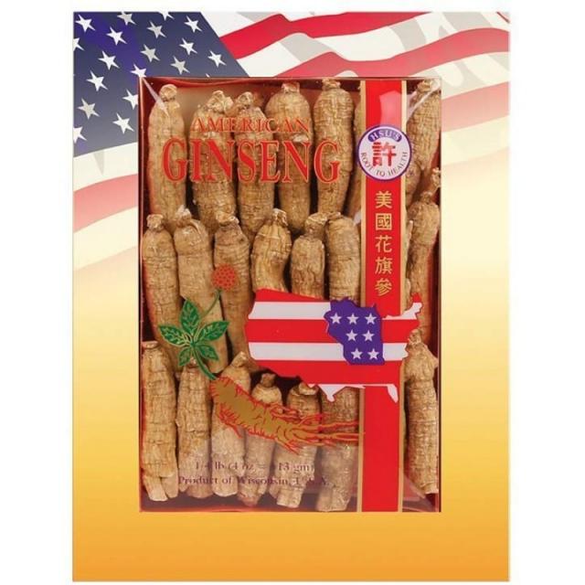 Hsu 인삼 133.4 중간 반쪽 짧은 작은 재배 한 미국 뿌리 4oz, 1
