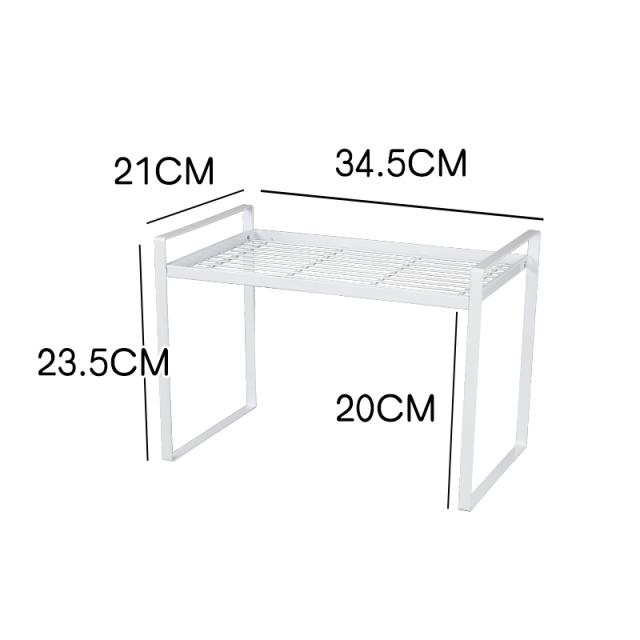 쁘띠로로 냄비용품 수납정리대 가정용 가케이스 싱크대 내려놓다 냄비받침대 찬장 안 무대, 1, 높이다 펀칭 타입 스몰자