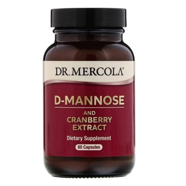 Dr Mercola D-Mannose 닥터머콜라 디만노스 & 크랜베리 60캡X2개