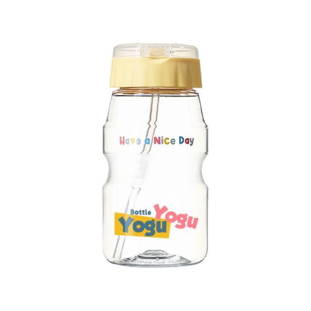 코멕스 요구요구 YoguYogu 트라이탄 빨대물병 460ml, 옐로우