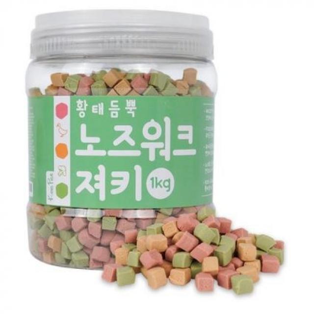 킵펫 황태듬뿍 노즈워크 강아지 져키 1kg, 황태, 1개입