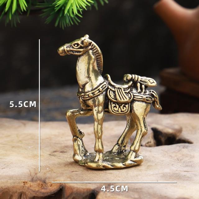 순동 말 바리 원보 금방 돈 있다 말 도착하다 성공하다 동 말 모으다 풍수 동기 차 총애 손잡이 장식품, {
