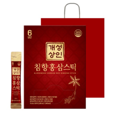 개성상인 침향홍삼스틱 + 쇼핑백, 10ml, 1400개