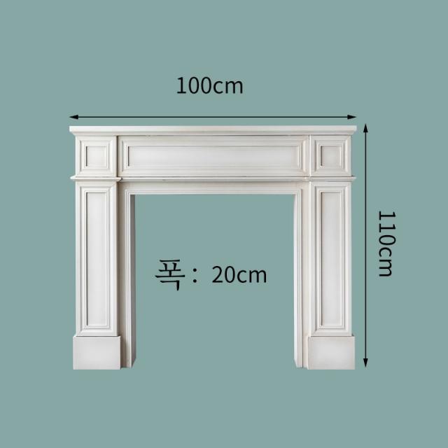 수입 벽난로콘솔 미니콘솔 현관테이블 북유럽 인테리어, 미니화이트 100 Cm