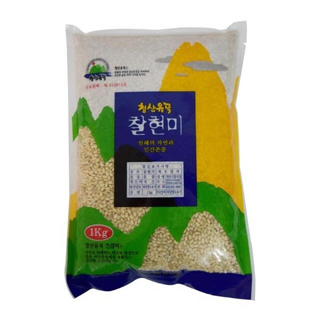 청산유곡 찰현미 1kg 10개 찹쌀10kg/현미쌀/흑미/찰흑미/찹쌀20kg/현미찹쌀/쌀눈쌀/강낭콩/팥/잡곡, 단일 수량