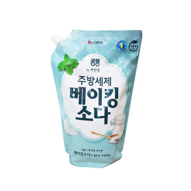 V1204 b20 퐁퐁 베이킹소다 1200ml 리필 과탄산소다/구연산/암앤해머베이킹소다/베이킹파우더/탄산수소나트륨/주방세제/과산화수소/세탁조크리너/세탁세제/천연세제, 단일 수량