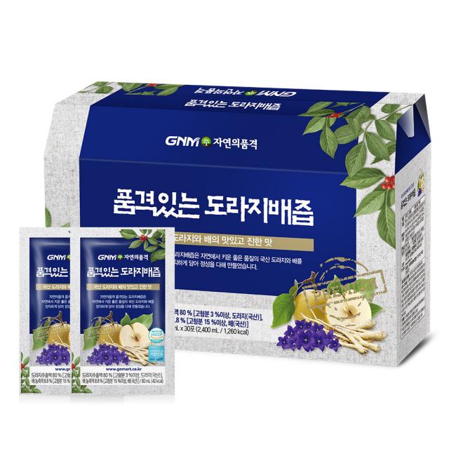 GNM자연의품격 품격있는 도라지배즙, 80ml, 30포