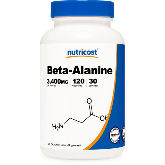 뉴트리코스트 베타-알라닌 3000mg 캡슐 글루텐 프리, 120개입, 1개