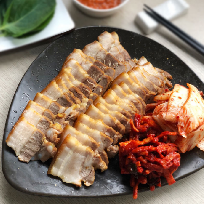 한솔식품 3분완성 오겹살 통수육 보쌈 450g 1개