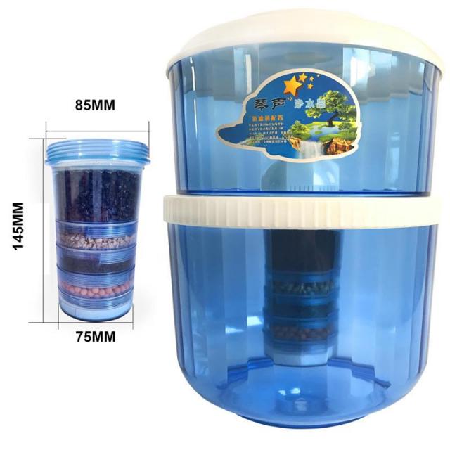 가정용정수기 여과기 지나치게 걱정하다 필터 수돗물 우물물 수질 정화기 통 직음 3580125870, 12 양동이 육층 여과 많다 한 개
