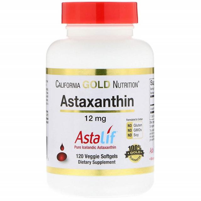 캘리포니아 골드 뉴트리션 California Gold Nutrition Astaxanthin 12mg 120정 아스타잔틴