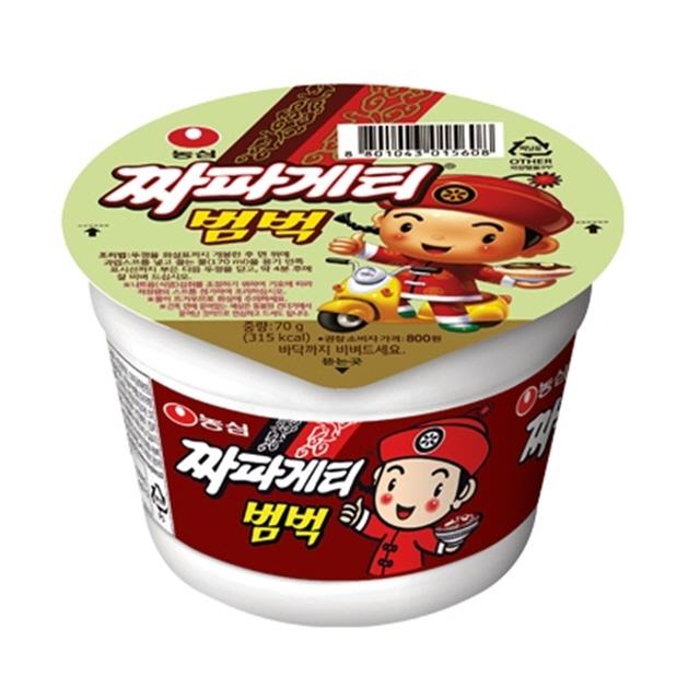 서울쇼핑 / 짜파게티 범벅 소컵 70g 6개입 1팩, 단일 총 수량