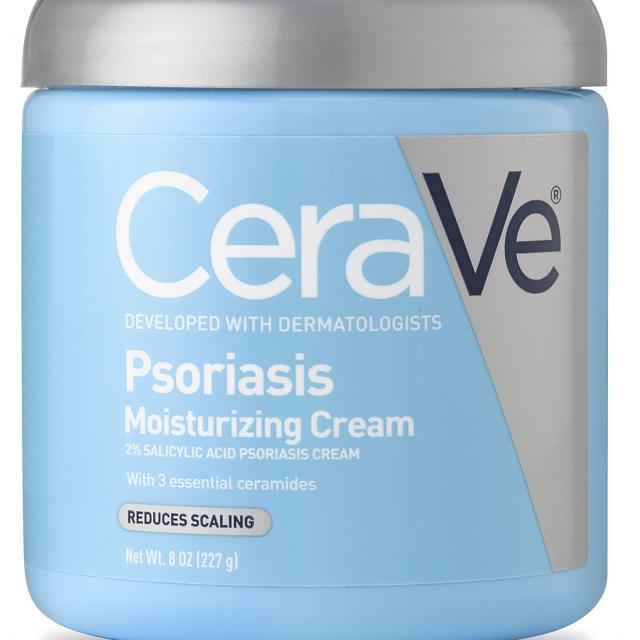 세라비 CeraVe 저자극 모이스쳐 보습 크림 악건성 건선용 8oz (277g) Moisturizing Cream for Psoriasis Treatment | 8 Ounce With Salicylic Acid & Urea Dry Skin, 1개