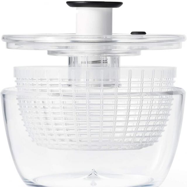 옥소 샐러드 스피너 야채 채소 회전 탈수기 OXO Salad Spinner, 스몰(화이트)