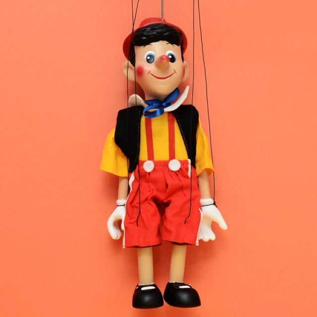 피노키오 마리오네트 꼭두각시 장난감 체코 인형, 꼭두각시 30cm / 전체 60cmcm