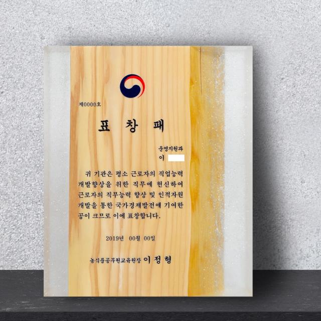 상패공방 | 표창패 Z-008 상패 감사패 원목상패