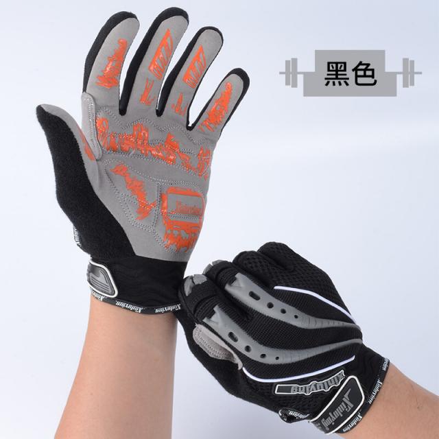 Myrons 5 손가락 전지훈장갑 야외운동보온내마모방호군 Crossfit 바줄타기 기계 력기마행사격군 마니아 남성 흑색 XL:21-23, 단일상품