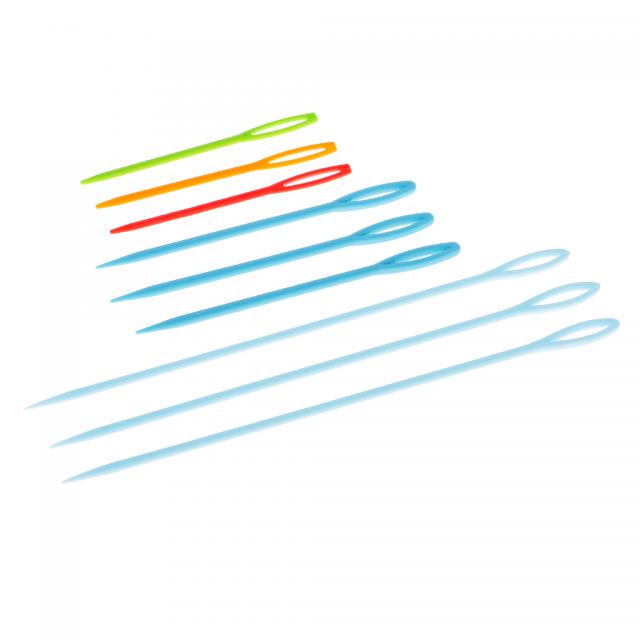 Royalways 아이 기술을위한 길쌈 꿰매는 바늘을 실을 꿰는 9 x 다채로운 플라스틱 Darning