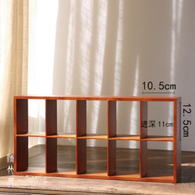 격자 선반 수납 다기 전시 찻잔 원목 차 홈카페장 홈카페 커피장 찻장 진열장, 10칸
