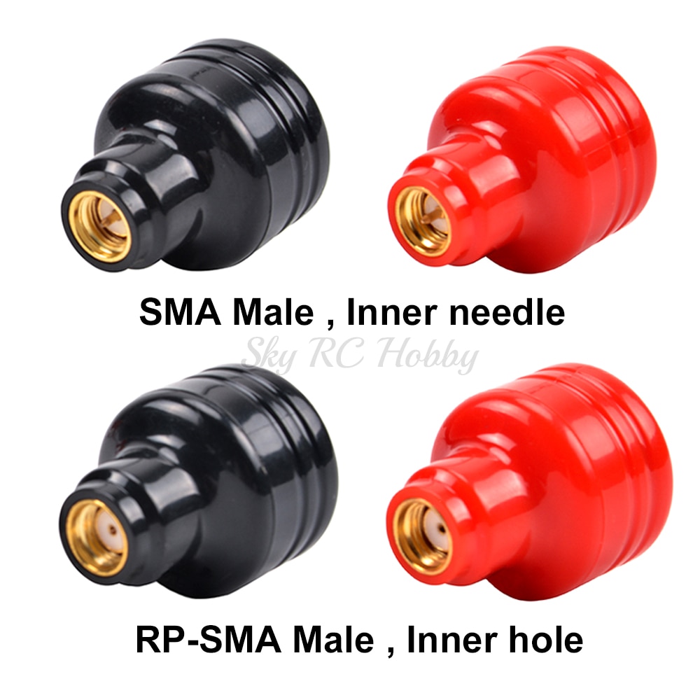 슈퍼 미니 안테나 스텁 송신기 5.8g 안테나 5dbi rhcp RP SMA/sma for fpv rc quadcopter blacksheep 안테나보다 낫다., 1개, 1x RP-SMA Red