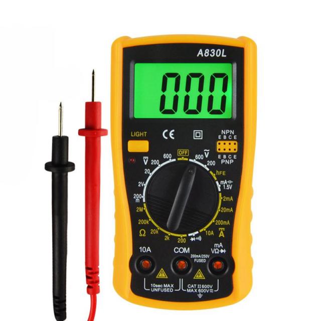 구매대행 디지털 멀티메터 만용표 830L 전류계 테스터기, 1개