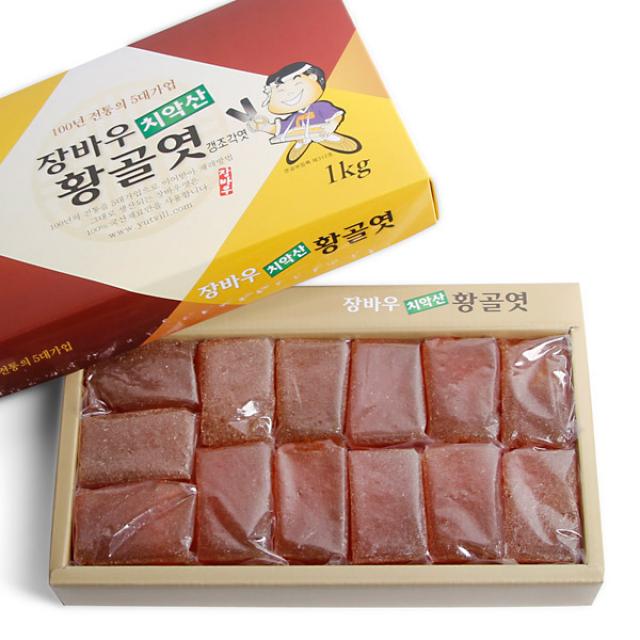 장바우 치악산 황골엿 1kg 1box