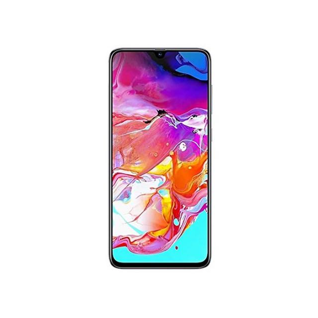 Samsung Galaxy A70 128GB 6GB RAM 6 7 Display On Screen Fingerprint 25W Super Fast Charging Global, One Size, White