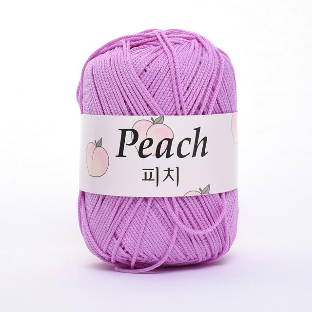 삼남뜨개실 7+1 PEACH 피치실 80g 30컬러 소품실 가방실, PEACH 80g  29 바이올렛