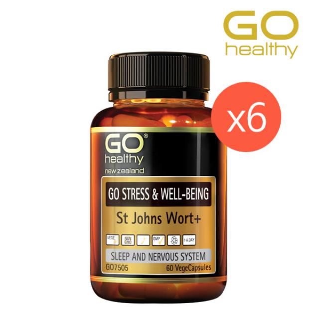 GOhealthy 고헬씨 스트레스 앤 웰빙 60캡슐 6개, 60개, 6개