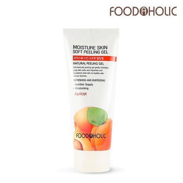 현스토어 푸드어홀릭 모이스춰 스킨 필링젤 180ml 살구X45개 필링 젤 고마쥬, 1