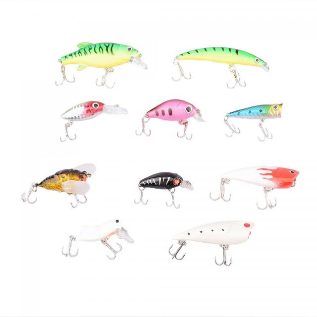 FWTVMC 후크로 10Pcs / Box Fisher Curekits 인공 3D 눈 Swimbaits