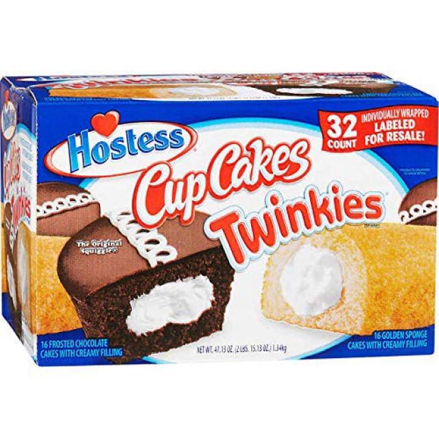 Hostess Twinkies Cupcakes (16 Twinkies 16 Cupcakes) Individually Wrapped 32 Total 여주인 Twinkies, 1