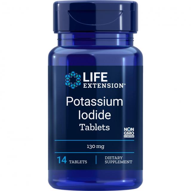 Life Extensions 포타슘 아이오다이드 130mg 타블렛, 14개입, 14개입