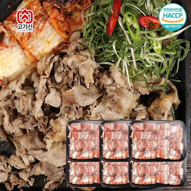 동고동락 한돈 대패삼겹살 2100g (350g x6팩), 단품