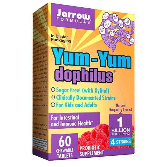 자로우 Yum-Yum Dophilus Probiotics Children 재로우 도필러스 10억 유기체 장내 면역 어린이 유산균 60캡슐 3팩