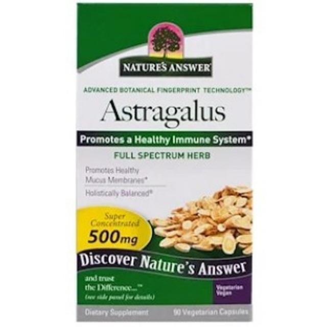 Nature's Answer Astragalus 네이쳐 앤서 복사뼈 500mg 90정 2팩