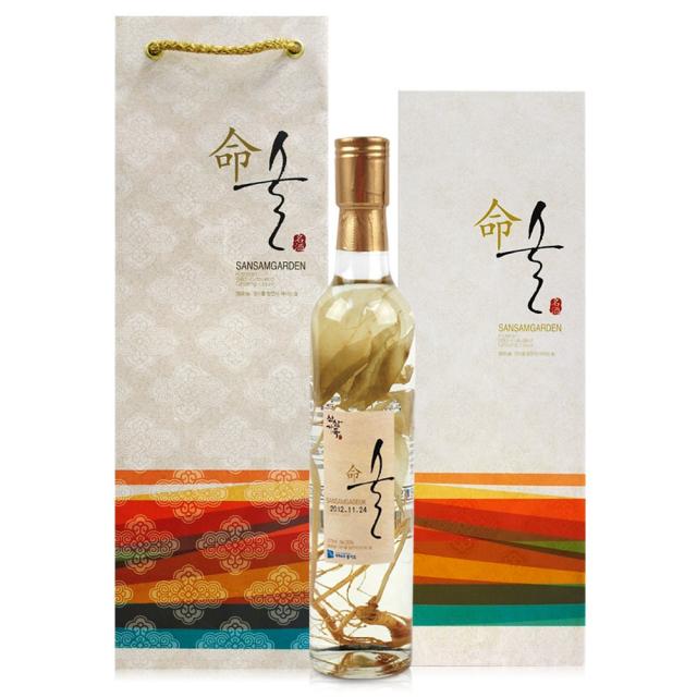 술마켓 200여종 유명 전통주 내맘대로 골라 담기 합배송, 1병, 대농바이오 명술 20도 375ml 5년근 산삼주