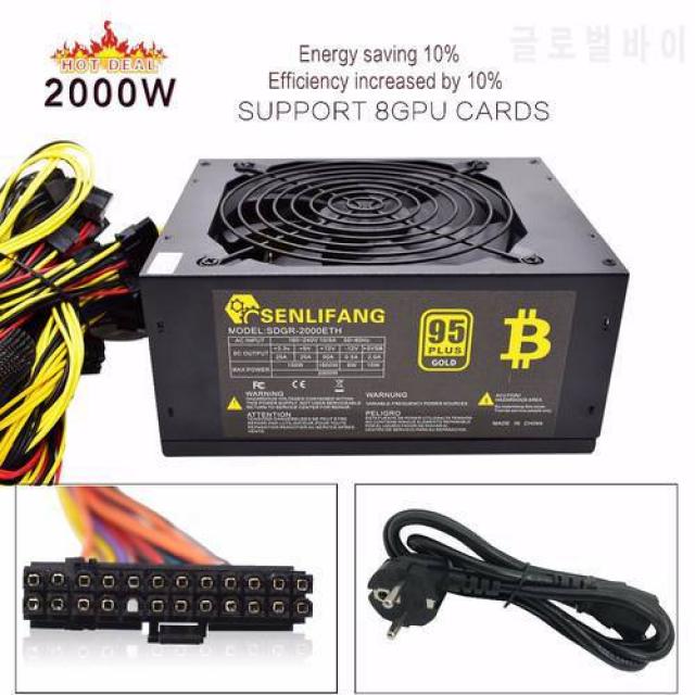 Asic bitcoin 골드 전원 2000W PLUS BTC 전원 공급 장치 ATX 광업기는 을 지, 상세내용참조