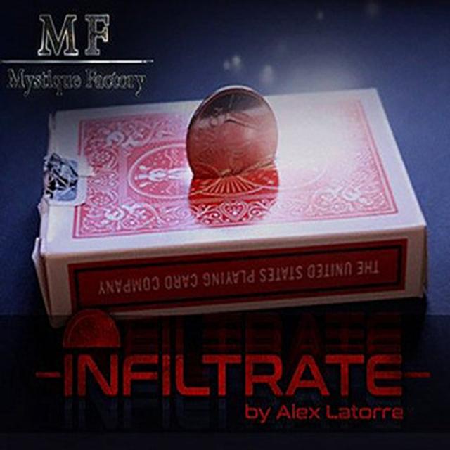 [인필트레잇] Infiltrate by Alex Latorre 동전이 카드덱케이스 안으로 통과하여 이동합니다.