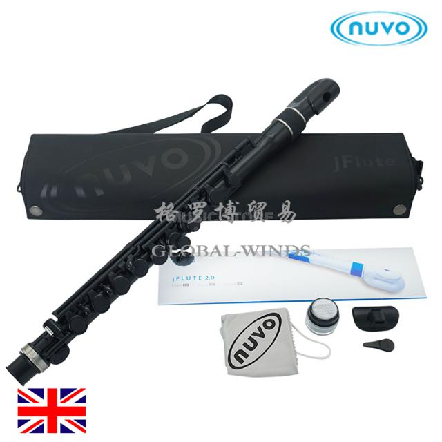 플룻 Nuvo전문 입문 적합 학교 악단 악기, T03-블랙(전송전기 자자료)