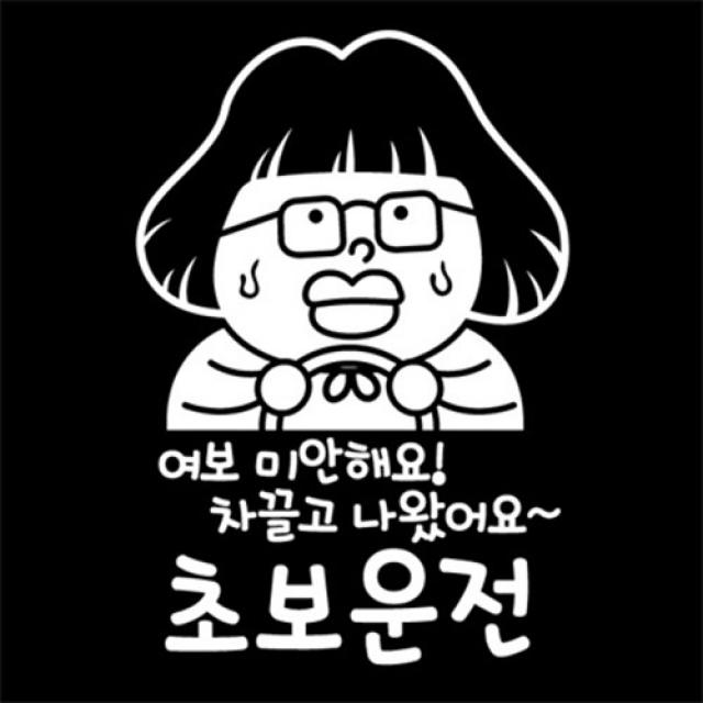 아트박스/뭉키데코 [LSC-078]여보 미안해요 차끌고 나왔어요 초보운전