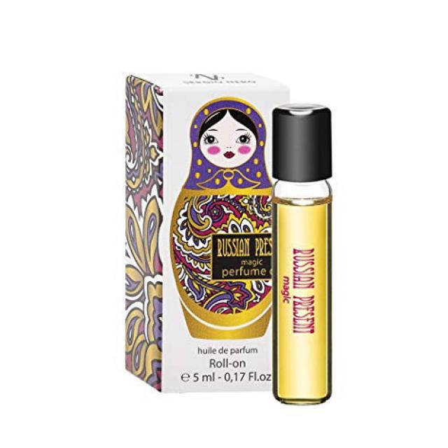 Russian Present Magic Perfume Oil for Women - 5 ml Miniature Rollerball – Perfume as Makeup, 본문참고, 본문참고