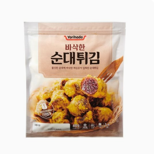 요리하다 순대튀김(600G)X2, 2개, 600g