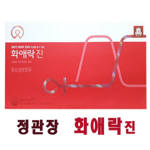 정관장 한국인삼공사 화애락진 70ml x 30포 갱년기 여성용, 상세정보참조