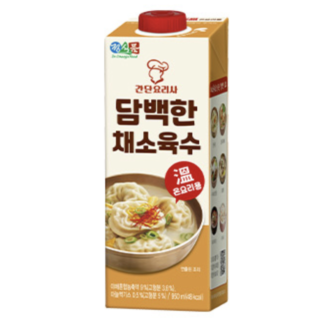 정식품 간단요리사 담백한 야채육수 950ml X 3개